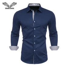 100% Cotton Mens Shirts Camisa Masculina Long Sleeve Shirt Men Korean Slim Formal Casual Male Dress Shirt Plus Size Clothing Top