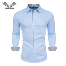 100% Cotton Mens Shirts Camisa Masculina Long Sleeve Shirt Men Korean Slim Formal Casual Male Dress Shirt Plus Size Clothing Top