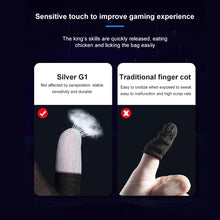 2pcs Mobile Game Gaming Gloves For Gamer Sweatproof Anti-slip Touch Screen Finger Sleeve Breathable Mobile Gaming Gloves