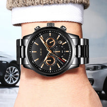 LIGE Mens Watches Top Luxury Brand Business Quartz Watch Men Military Sports Waterproof Dress Wristwatch Black Relogio Masculino