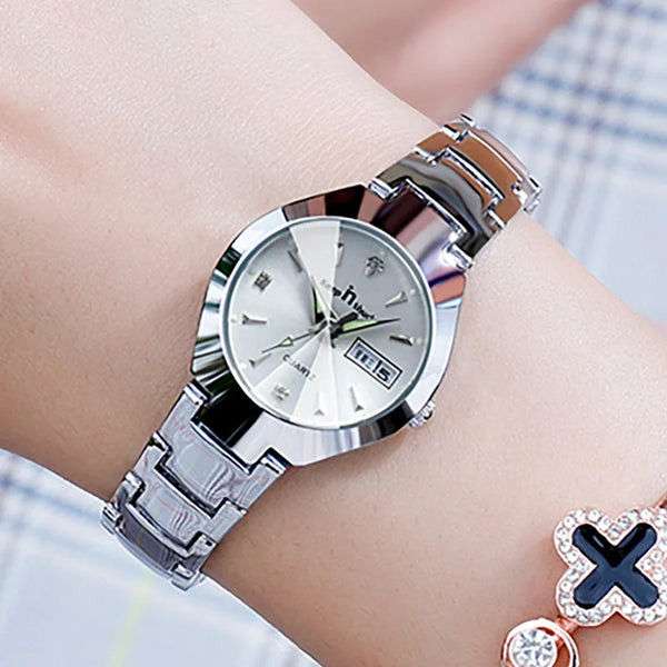 High Quality Watches Women Fashion Watch 2024 Luxury Brand Quartz Ladies Watch Small Dial Calendar Bracelet Watch Montre Femme