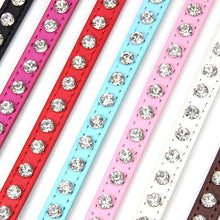 Cat Collar Shiny Diamond Rhinestone Necklace Exquisite Pendants Necklace Dog Collar Collars For Cats Pet Collier Chat Perro YZL