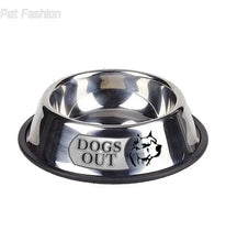 Stainless Steel Dog Bowl Anti-Gulping Slow Feeder Safe Washable Pet Food Water Bowl Small Medium Large Dog Slow Eating