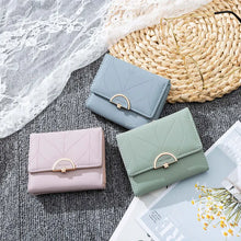 Fashion Three Fold Purse Small Women Wallet Female Short Design Multifunction Lady Coin Porse Coin Pocket Fresh Carteras