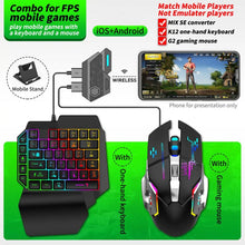 New Mobile Game Converter Keyboard Mouse Gaming Set Single Converter Bluetooth-compatible 5.0 for Gamer Accessories