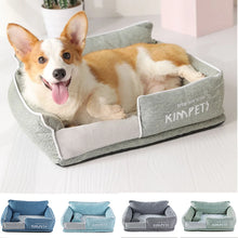 Dog Beds Warm Sleeping Cotton Puppy Bed Washable Detachable Oxford Cloth Kennel Cat Nest Bottom Waterproof Small Cat&Dog Nest