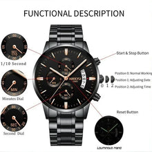 NIBOSI Relogio Masculino Mens Watches Top Brand Luxury Famous Men's Watch Fashion Casual Chronograph Military Quartz Wristwatch