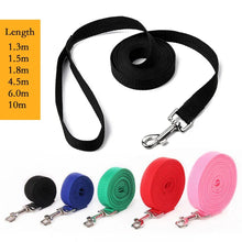 Long Tow Rope Nylon Dog Leashes 6 Colors 1.5M 1.8M 3M 4.5M 6M 10M Pet Walking Training Leash Cats Dogs Harness Collar Lead Strap