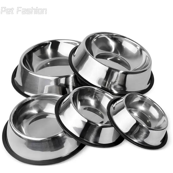 Stainless Steel Dog Bowl Anti-Gulping Slow Feeder Safe Washable Pet Food Water Bowl Small Medium Large Dog Slow Eating