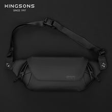 Kingons 2022 Autumn/Winter Wonderful Gifts for Boyfriends, Waterproof Men's Chest Bags, Cool Men's Chest Bags,Hip-Hop Chest Bag