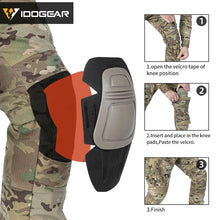 IDOGEAR Combat UFS Pants Tactical Pants w/ Knee Pads Camo Trousers Hunting 3209