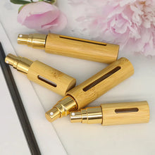 5ml/10ml Bamboo Spray Bottle Perfume Essential Oil Sub-Bottling Wood Mini Portable Refillable Cosmetic Container Travel Accessor