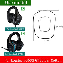 Headphone Earpads Covers For Logitech G633 G933 G633S G933S Headset Gaming Cushion Pad Replacement Ear Pads Head Beam Accessorie