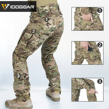 IDOGEAR Combat UFS Pants Tactical Pants w/ Knee Pads Camo Trousers Hunting 3209