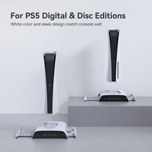 KIWIHOME Cooling Station for PS5 Accessories Vertical Stand with RGB for Playstation 5 Gaming Accessories for PS5 Accessory