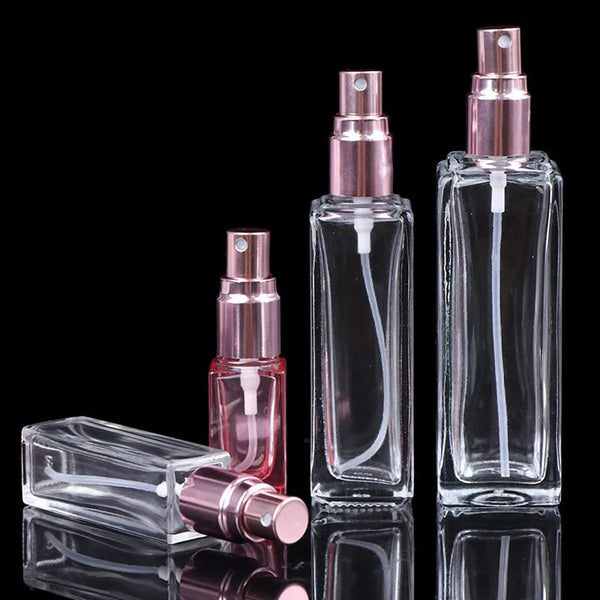 4/9/20/30ml Glass Perfume Bottle Spray Bottle Empty Fine Mist Refillable Makeup Atomizer Portable Travel Lady Cosmetic Container