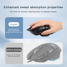 1 Set Mouse Grip Tape Skate Sticker Non Slip Suck Sweat Mouse Sticker For Logitech G502 Hero Game Mouse Replacement Accessories