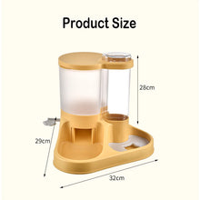 Large Capacity Dog Feeder Automatic Cat Drinker Water & Food Dispenser Pet Drinking  & Feeding Bowl For Dogs Cats Food Storage